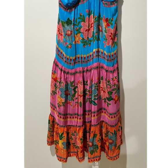 Anthropologie x Farm Rio Floral Tiered
Midi Dress sz XL - Picture 9 of 16